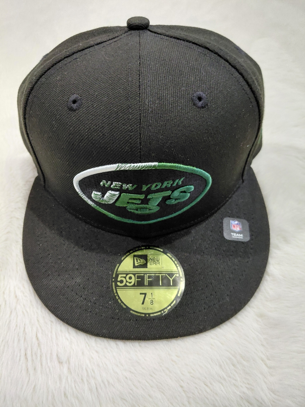 New Era 59FIFTY New York Jets Black and Green Fitted Hat